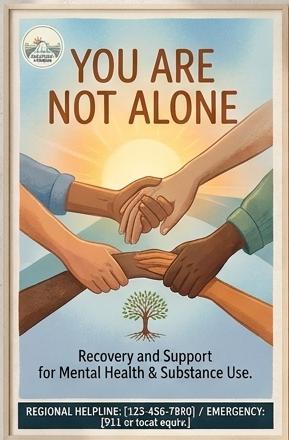 Hands Together — You Are Not Alone poster
