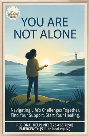 Lighthouse — You Are Not Alone poster